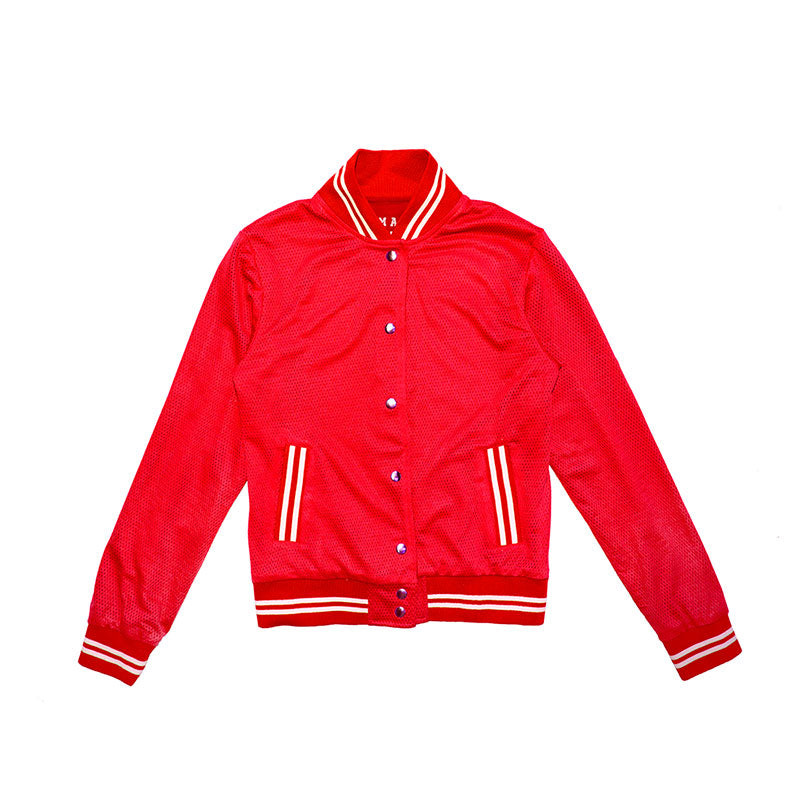 chamarra roja MEXICO IS THE SHIT mujer