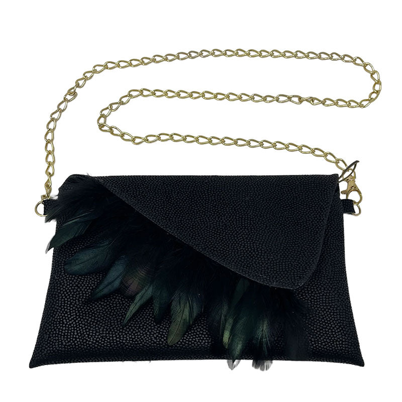 bolsa midnight feathers
