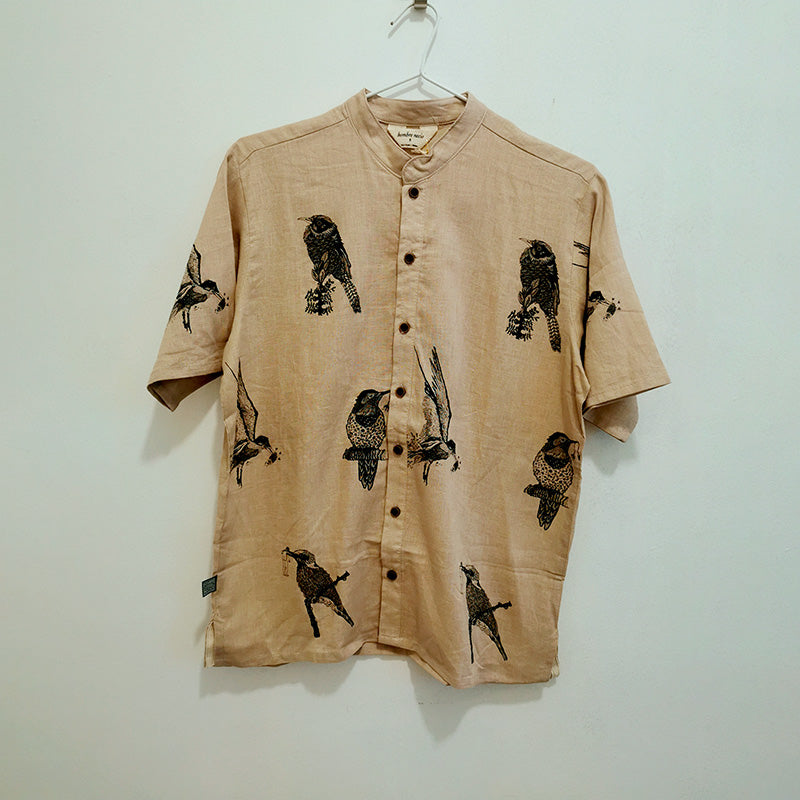 camisa aves capuccino