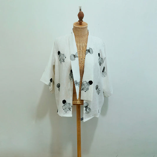 kimono envolvente medusas