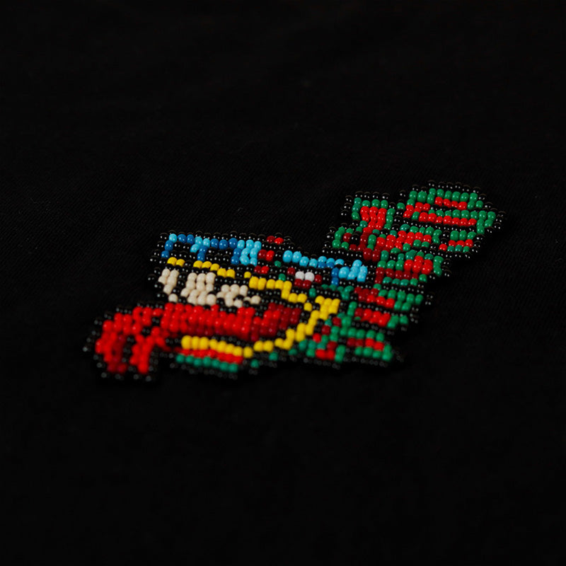 playera negra serpiente quetzal