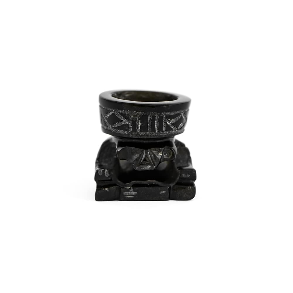dije huehuetéotl de obsidiana