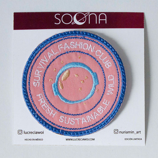 Parche astronauta azul