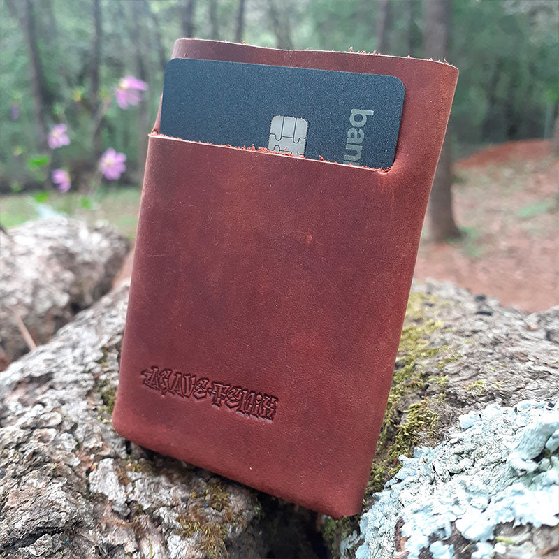 cartera portátil café chedrón