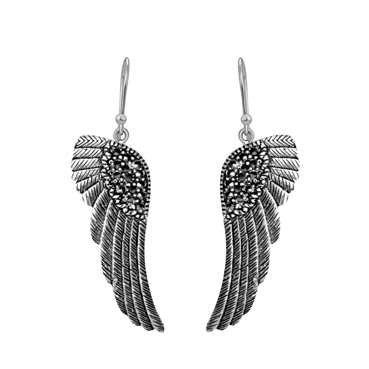 aretes alas de cupido