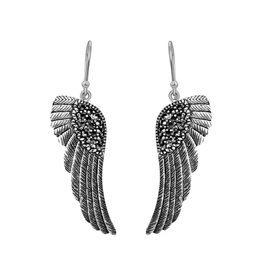 aretes alas de cupido