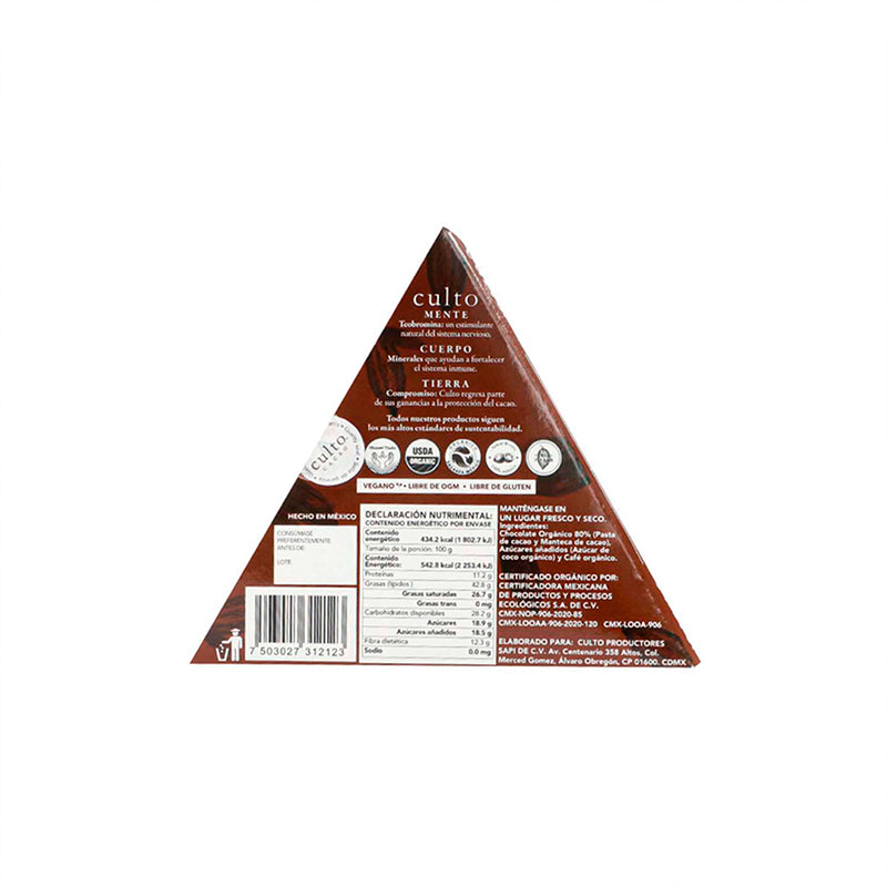 chocolate con granos de cafe