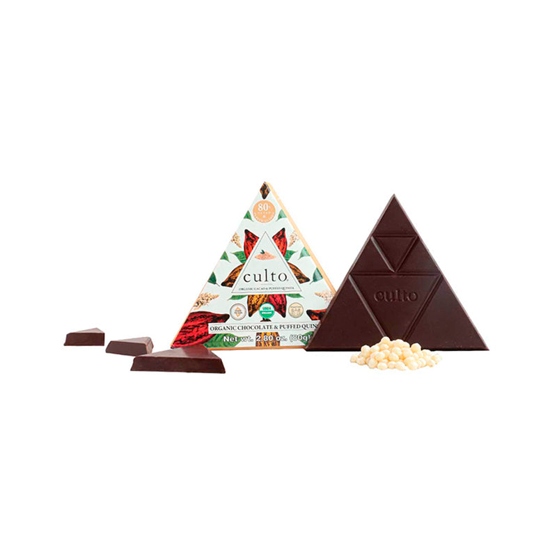 chocolate con quinoa inflada