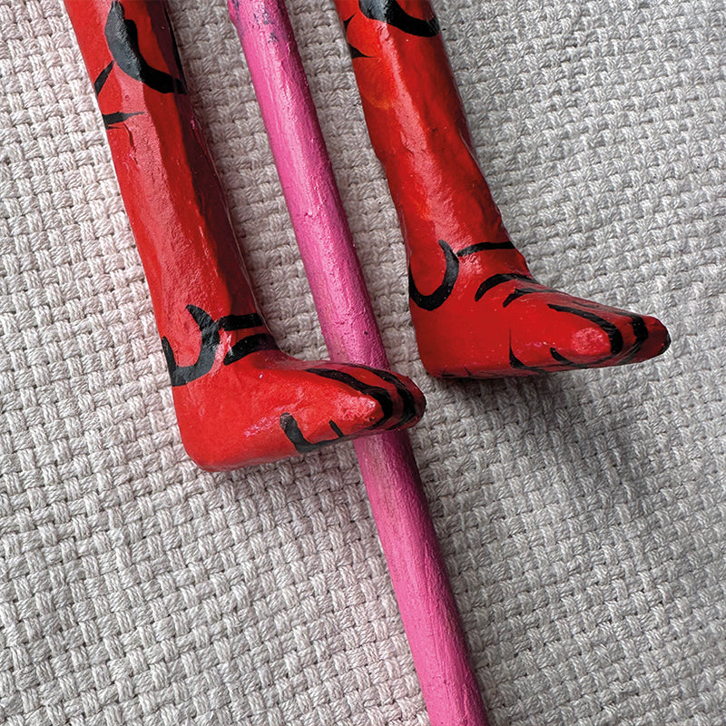 Marioneta diablo rojo