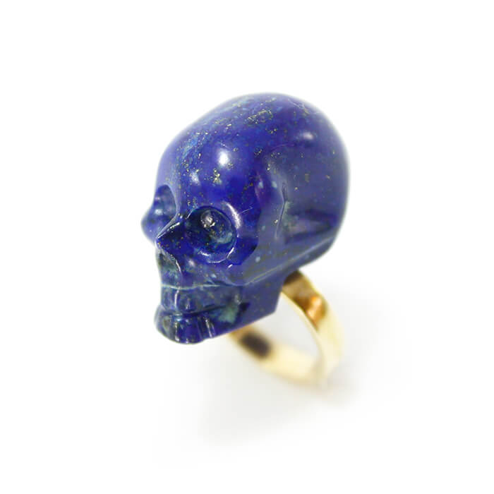 Blue skull