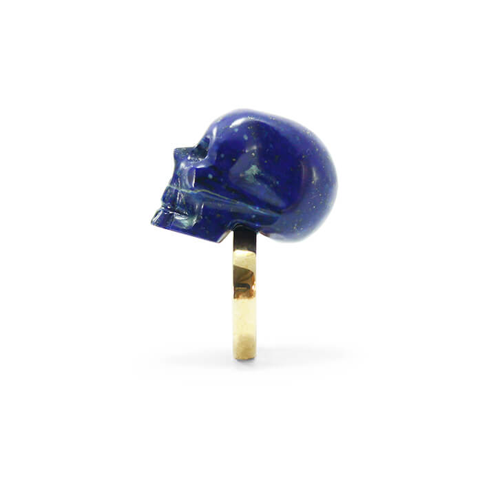 Blue skull