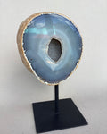Agata azul  con base.