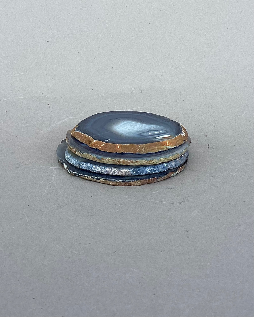 juego de portavasos de agata