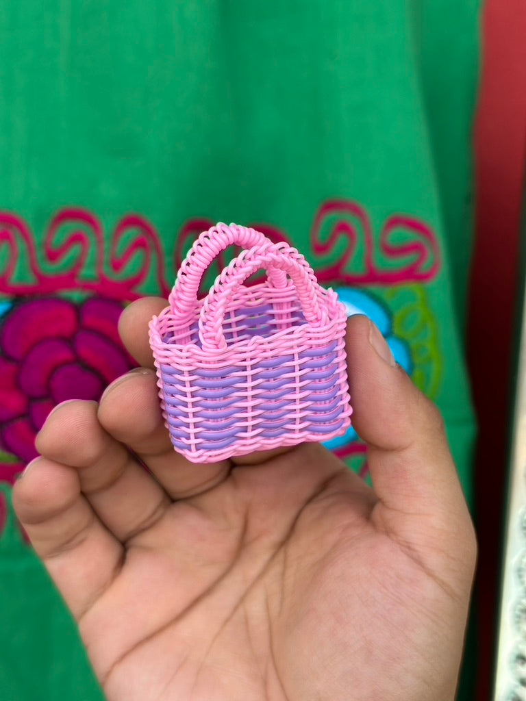Bolsas de mimbre miniatura