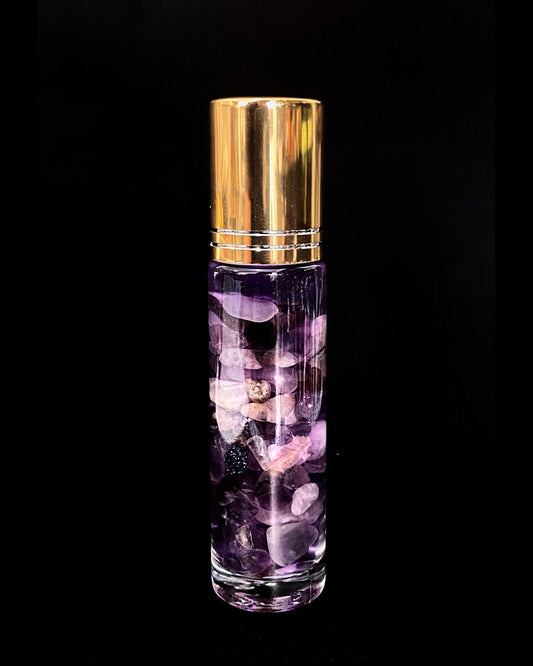 Aromaterapia de amatista con lavanda