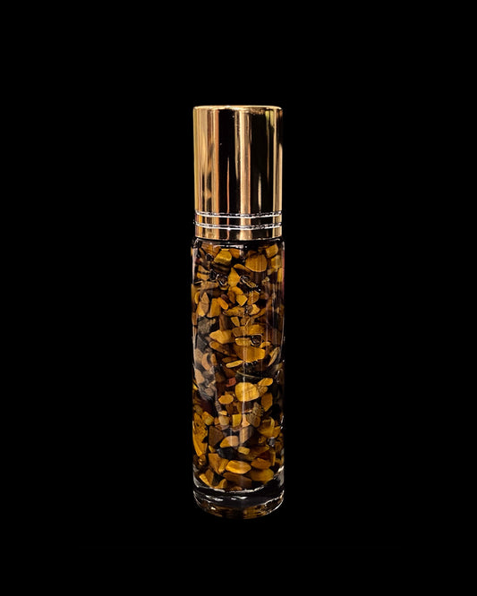 Aromaterapia de ojo de tigre con menta y eucalipto