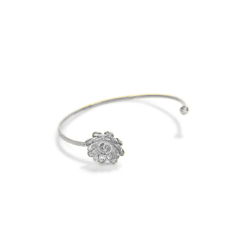 brazalete dahlia plata