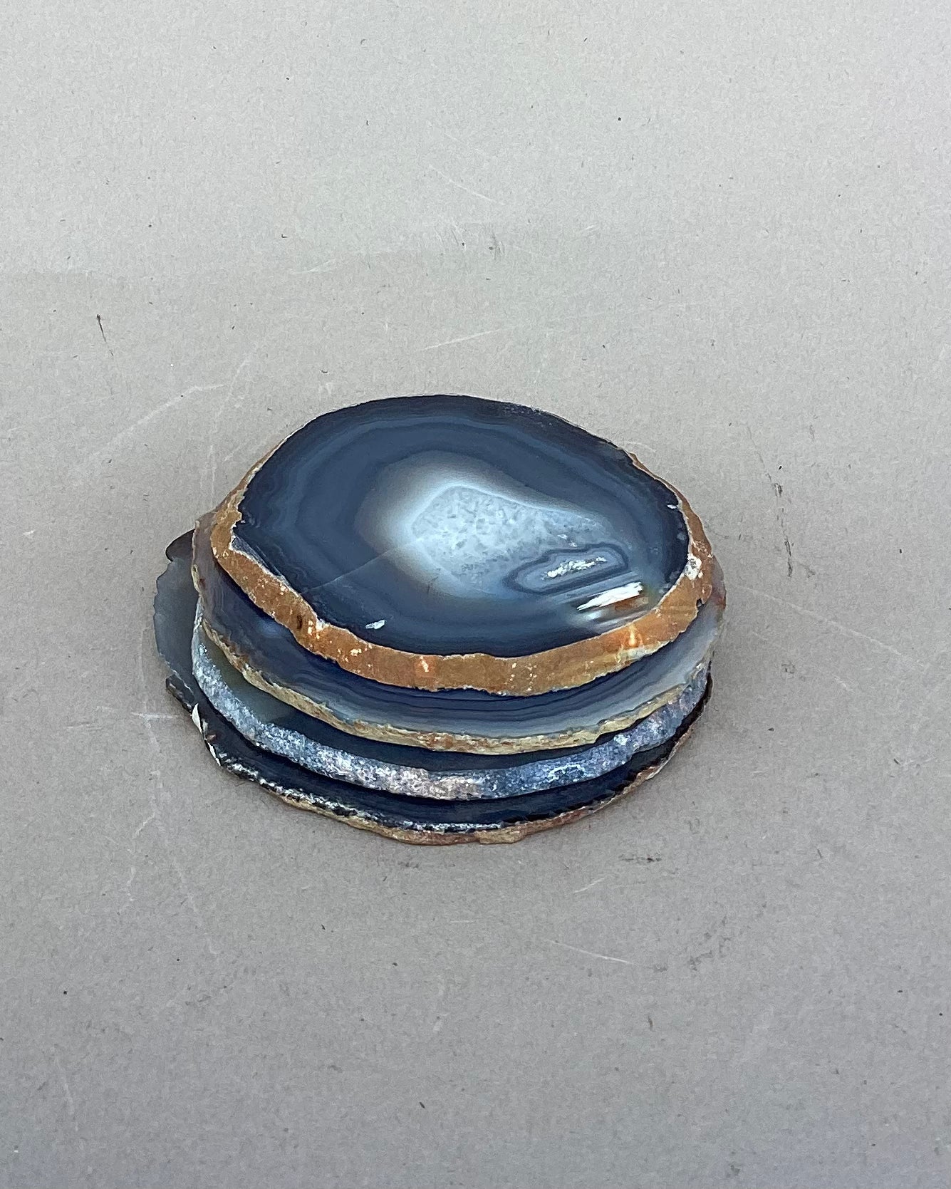 juego de portavasos de agata