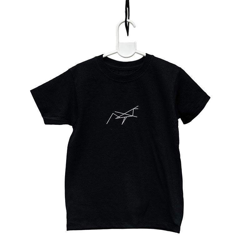 playera chapulín niño 6-8 años negra