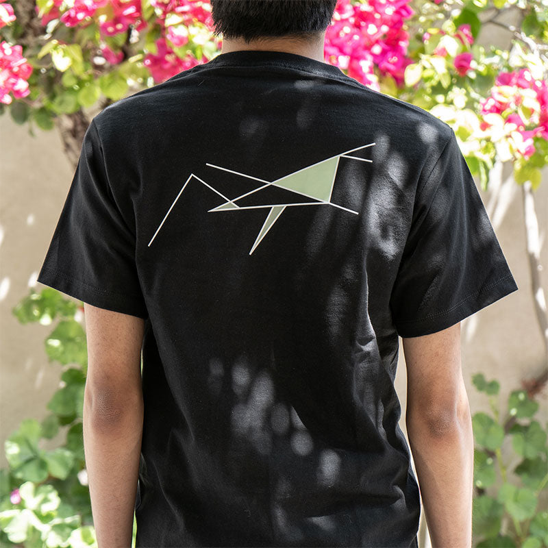 playera chapulín niño 6-8 años negra