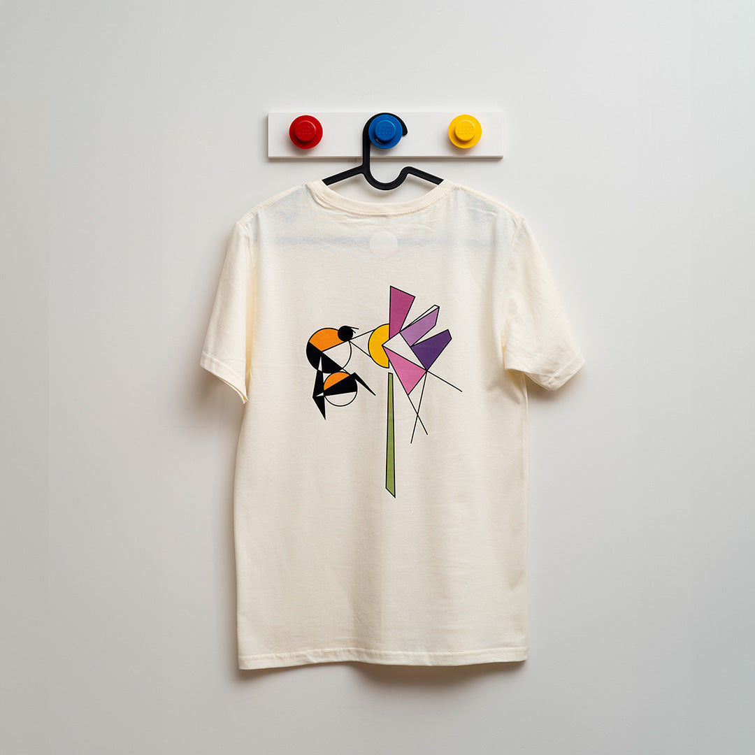 Playera abejorro blanca