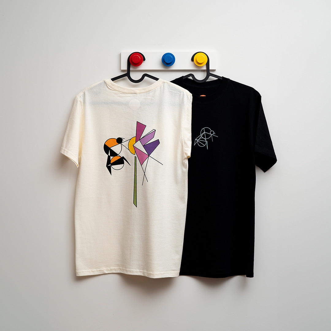 Playera abejorro blanca