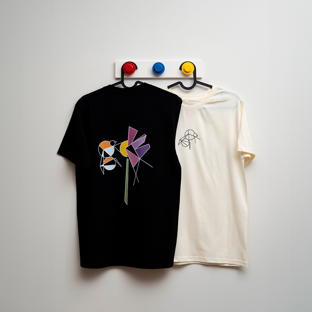 Playera abejorro blanca
