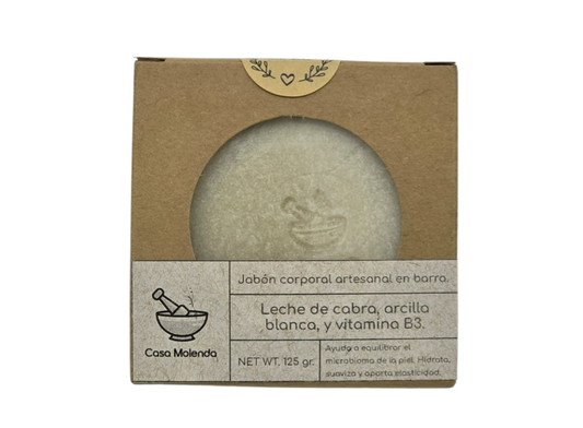 Jabón artesanal leche de cabra y vitamina B3