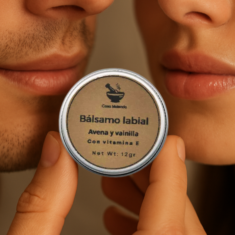 bálsamo labial: Avena y vainilla