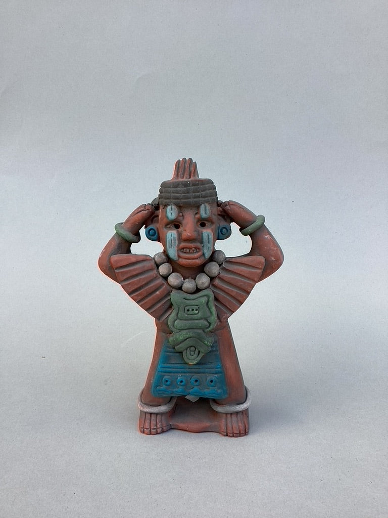 sacerdote de Xipe totec, barro rojo