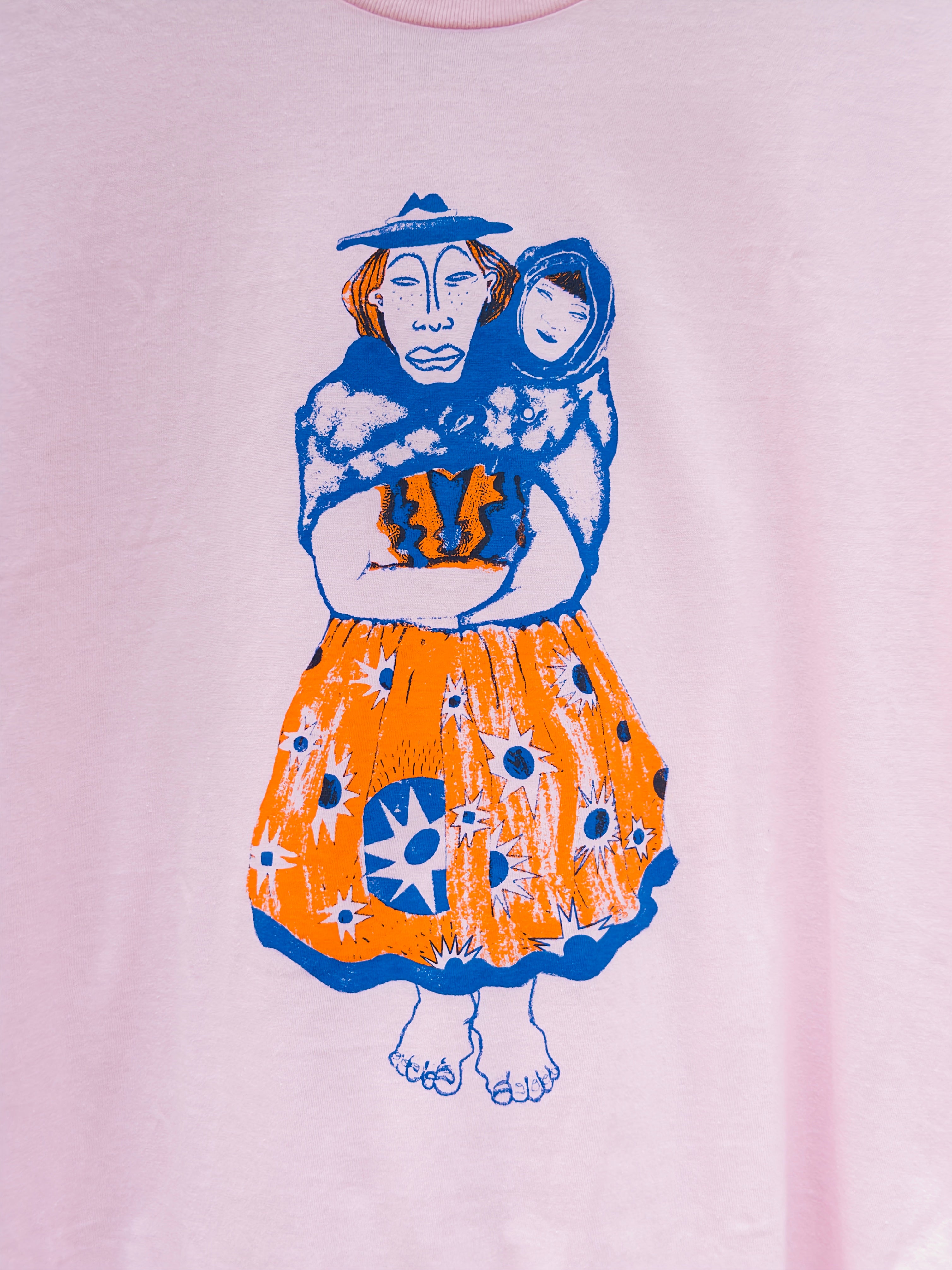 playera bóveda celeste rosa