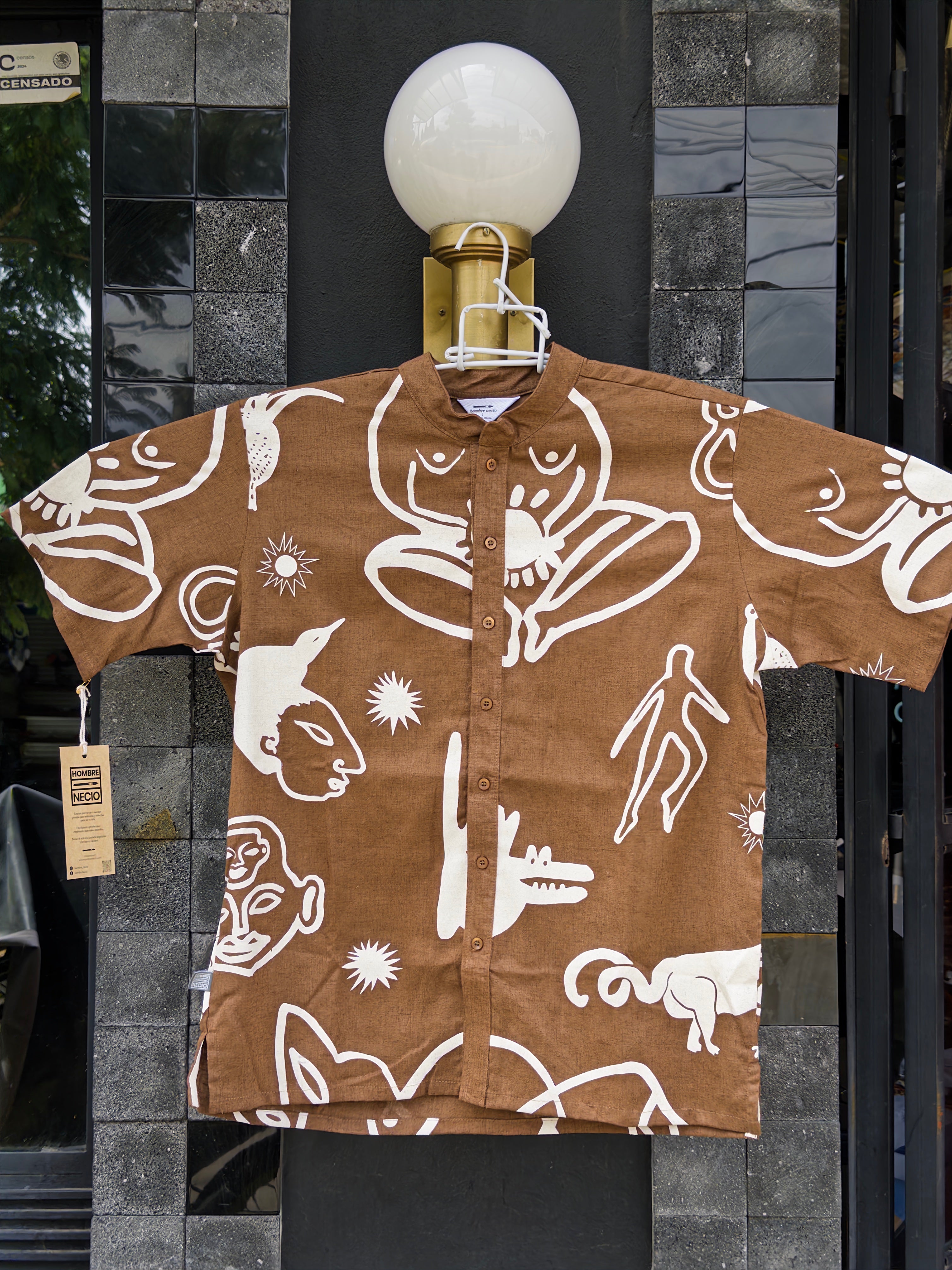 camisa sueños cafe