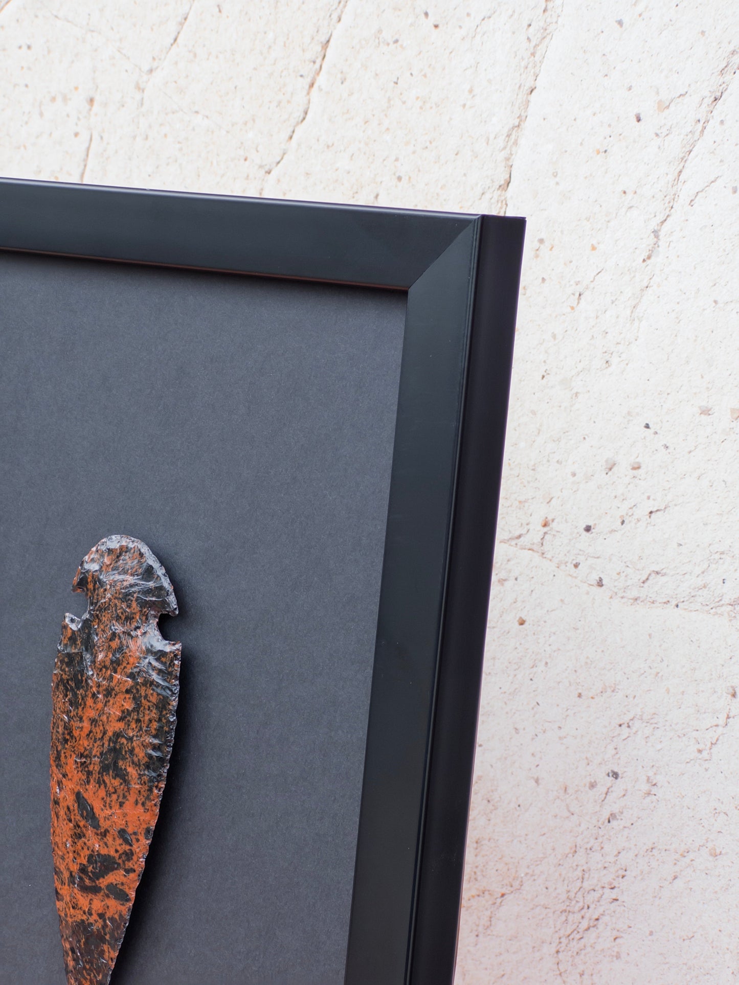 cuadro cacería obsidiana café