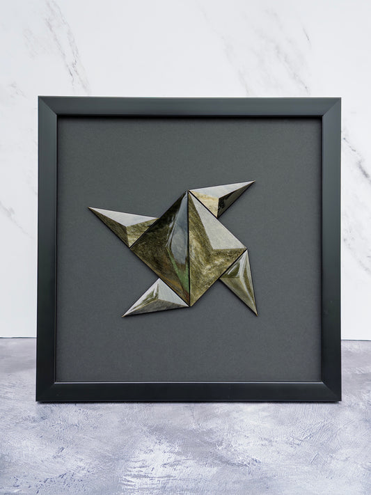 Cuadro rehilete dorado