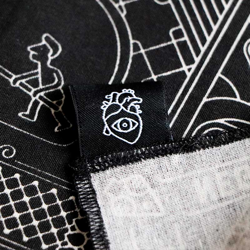 paliacate pintura mural negro