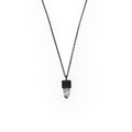 collar de amatista con plata