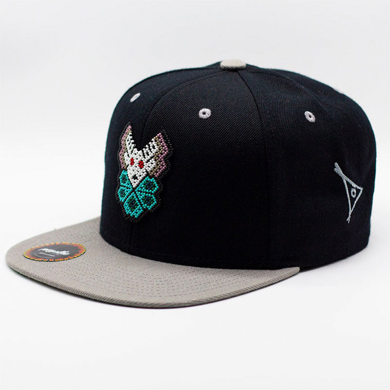 gorra infantil negro gris venado peyote