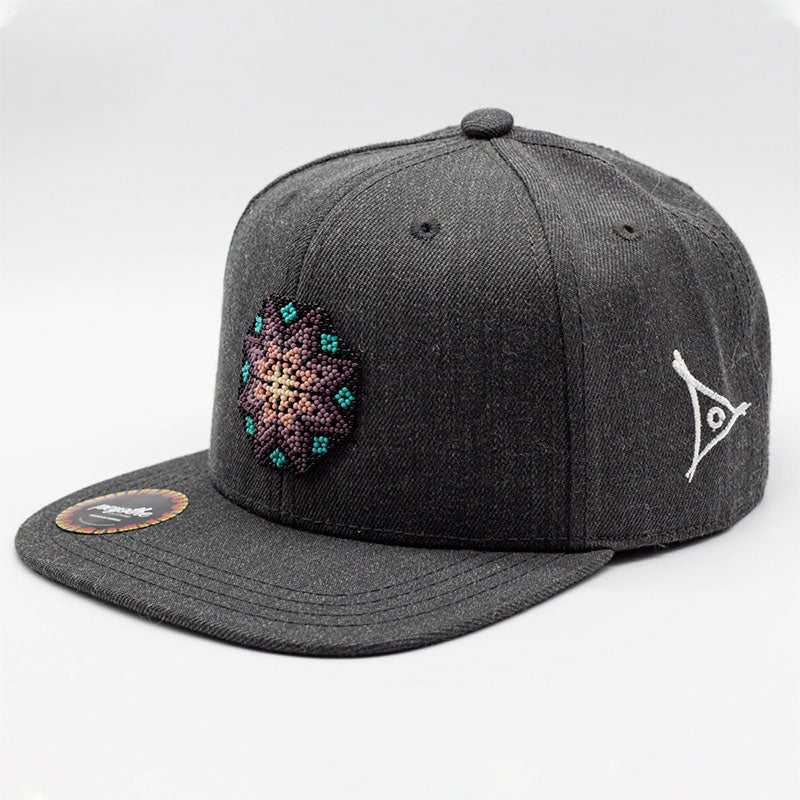 gorra infantil gris oxford estrella