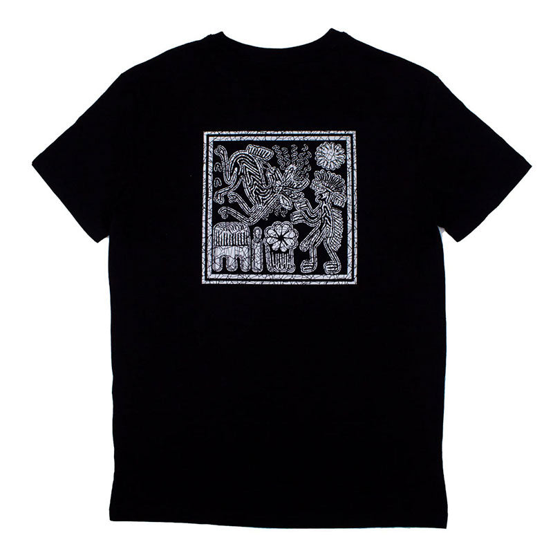 playera negra ritual reflejante