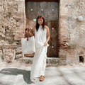 vestido maxi unión