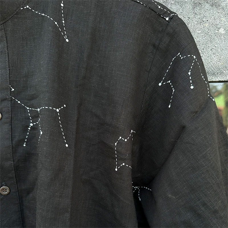 Camisa constelaciones negra