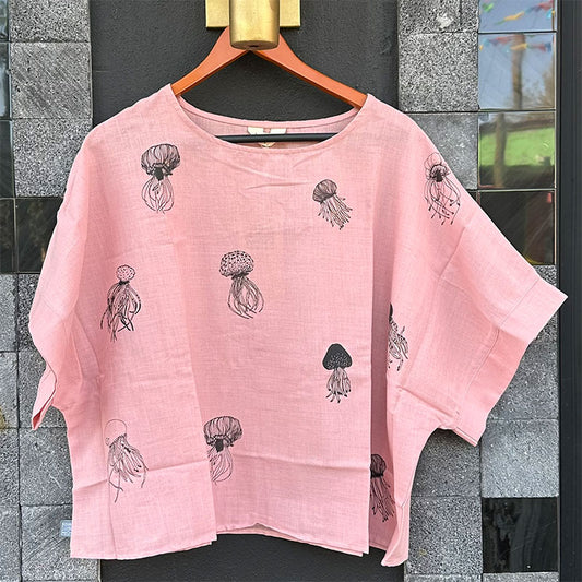 kimono medusas rosa