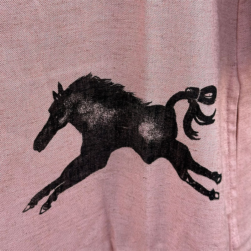 vestido caballos salvajes