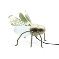 lampara abeja de cuarzo blanco