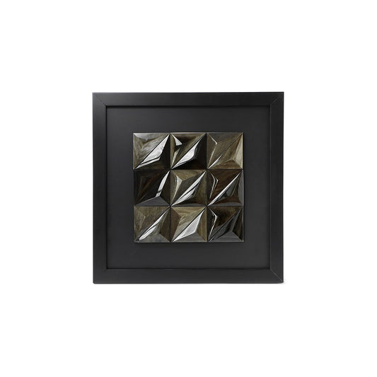 Cuadro obsidiana dorada grande