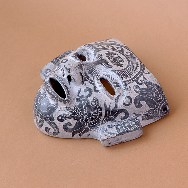 máscara teotihuacana chica grabada