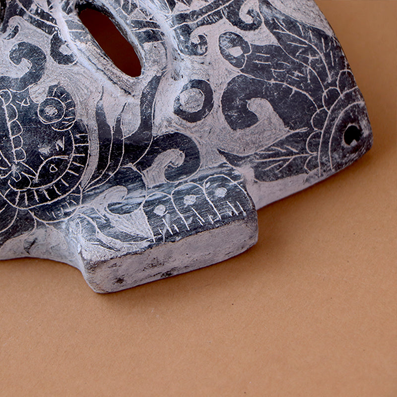 máscara teotihuacana chica grabada