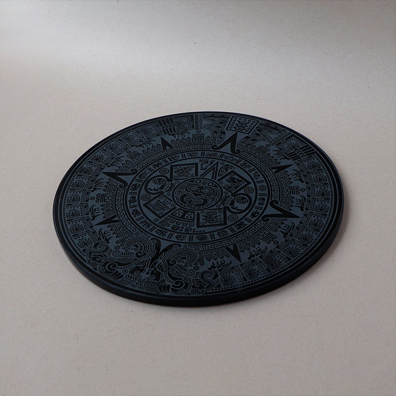 calendario azteca de obsidiana jumbo 30cm