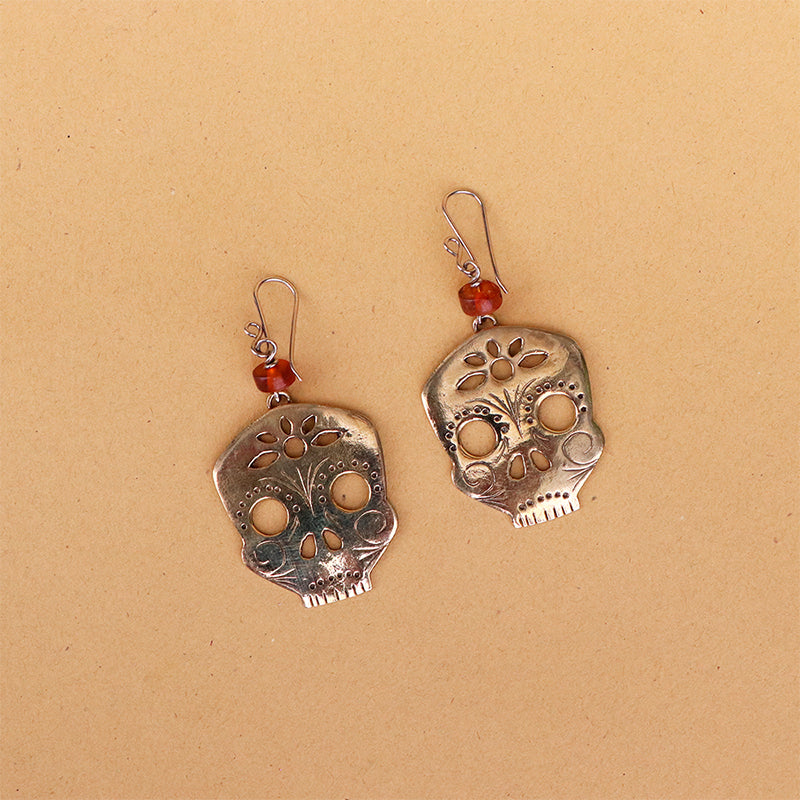 aretes calaveritas