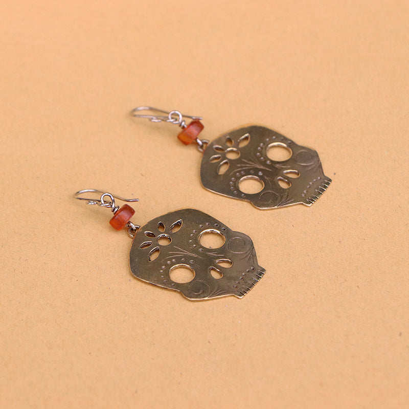 aretes calaveritas